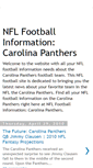 Mobile Screenshot of nflfantasyfootballcarolinapanthers.blogspot.com