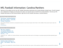 Tablet Screenshot of nflfantasyfootballcarolinapanthers.blogspot.com