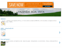 Tablet Screenshot of fazendaserro.blogspot.com