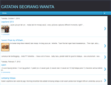 Tablet Screenshot of catatanseorangwanita.blogspot.com