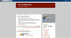 Desktop Screenshot of my-freewebhosting.blogspot.com