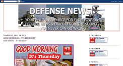 Desktop Screenshot of defensenews-updates.blogspot.com