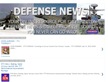 Tablet Screenshot of defensenews-updates.blogspot.com