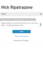 Mobile Screenshot of nicholasripatrazone.blogspot.com