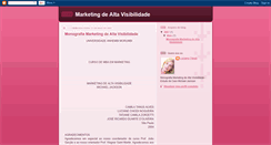 Desktop Screenshot of marketingdealtavisibilidade.blogspot.com