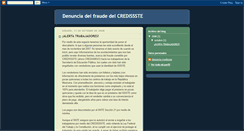 Desktop Screenshot of denunciacredissste.blogspot.com