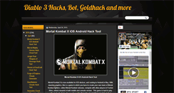 Desktop Screenshot of hacks-diablo-3.blogspot.com