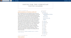 Desktop Screenshot of christianyouthwork.blogspot.com