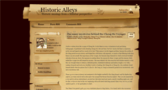 Desktop Screenshot of historicalleys.blogspot.com