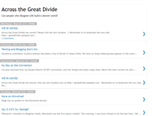 Tablet Screenshot of grtdivide.blogspot.com