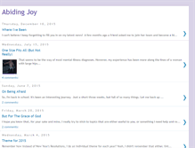 Tablet Screenshot of abiding-joy.blogspot.com