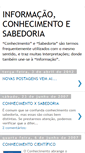 Mobile Screenshot of infoconhesabedoria.blogspot.com