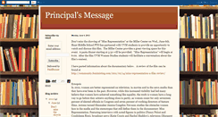 Desktop Screenshot of hms-principal-message.blogspot.com