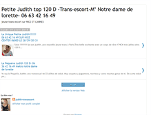 Tablet Screenshot of petitejudith-transescort.blogspot.com