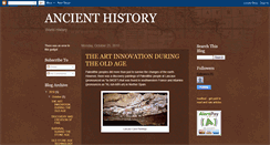 Desktop Screenshot of ancient-history-to-1800.blogspot.com