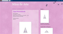 Desktop Screenshot of maosdearte-jakeline.blogspot.com