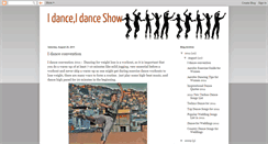 Desktop Screenshot of idanceshow.blogspot.com