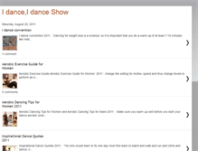Tablet Screenshot of idanceshow.blogspot.com