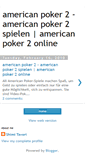 Mobile Screenshot of american-poker-2.blogspot.com