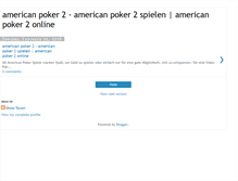 Tablet Screenshot of american-poker-2.blogspot.com