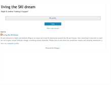 Tablet Screenshot of livingtheskidream.blogspot.com
