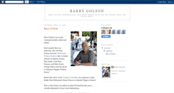 Desktop Screenshot of barrygolson.blogspot.com