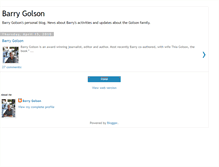 Tablet Screenshot of barrygolson.blogspot.com