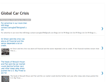 Tablet Screenshot of globalcarcrisis.blogspot.com