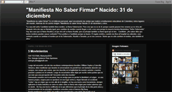 Desktop Screenshot of manifiestanosaberfirmar.blogspot.com