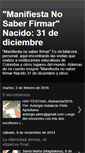 Mobile Screenshot of manifiestanosaberfirmar.blogspot.com
