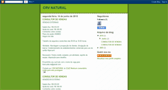 Desktop Screenshot of crvprodutosnaturais.blogspot.com