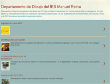 Tablet Screenshot of departamentodedibujodeliesmanuelreina.blogspot.com