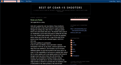 Desktop Screenshot of bestcoar-15shooters.blogspot.com