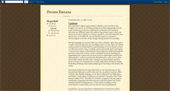 Desktop Screenshot of bwanabanana.blogspot.com