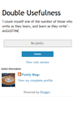 Mobile Screenshot of double-usefulness.blogspot.com