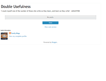 Tablet Screenshot of double-usefulness.blogspot.com