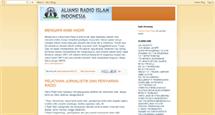 Desktop Screenshot of aliansiradioislam.blogspot.com
