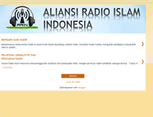 Tablet Screenshot of aliansiradioislam.blogspot.com