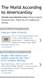 Mobile Screenshot of americangoy.blogspot.com