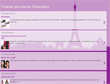 Tablet Screenshot of chanelpraelasodiscovery.blogspot.com
