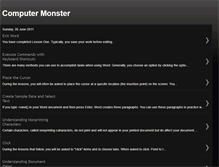 Tablet Screenshot of crazycomputermonster.blogspot.com