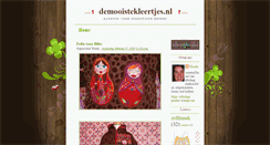 Desktop Screenshot of demooistekleertjes.blogspot.com
