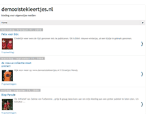 Tablet Screenshot of demooistekleertjes.blogspot.com