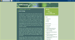 Desktop Screenshot of anitadaniels.blogspot.com