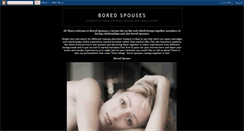 Desktop Screenshot of boredspouses.blogspot.com