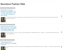 Tablet Screenshot of downtownfashionwalk.blogspot.com