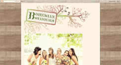 Desktop Screenshot of bohemianbotanicals.blogspot.com