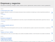 Tablet Screenshot of empresasynegocios.blogspot.com