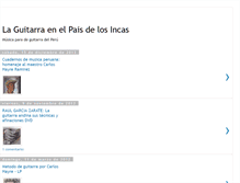 Tablet Screenshot of laguitarraenelpaisdelosincas.blogspot.com