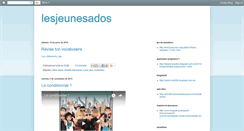 Desktop Screenshot of lesjeunesados.blogspot.com